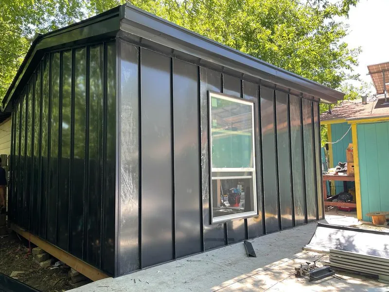 Black standing seam metal wall panels for Roof Inspection in Lake Forest